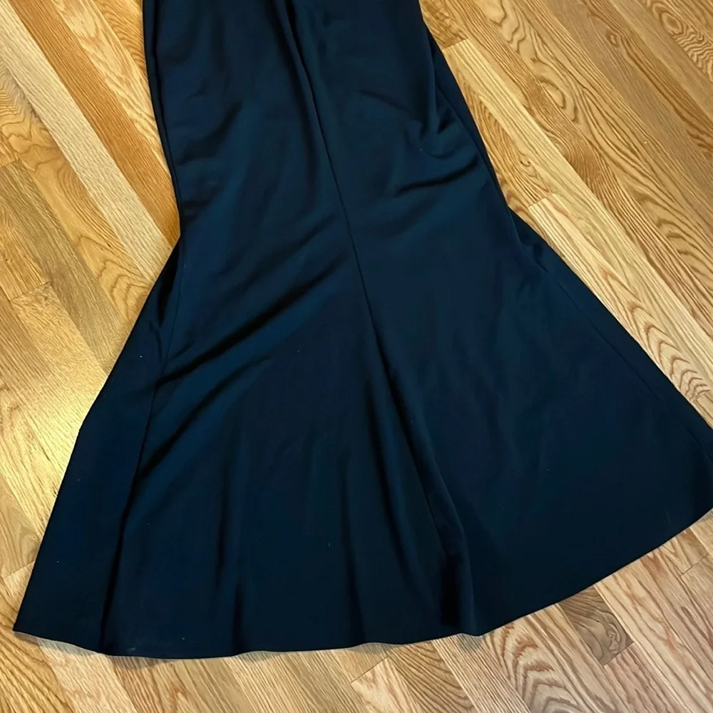 NWT BHLDN Adena Square-Neck Maxi Dress Black 16
